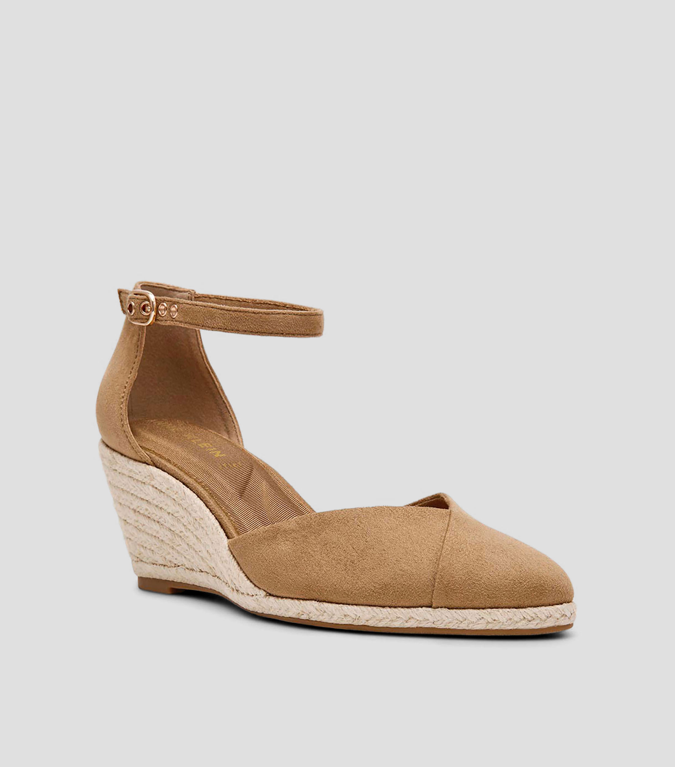 Alpargatas con tacón bajo de cuña Mujer